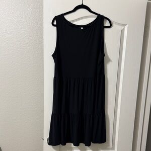 Tash+sophie Black Sleeveless Mini Dress 2X